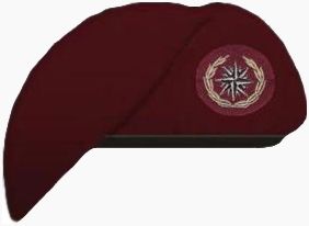 The red beret of the South African Special Forces Brigade, the Recces.