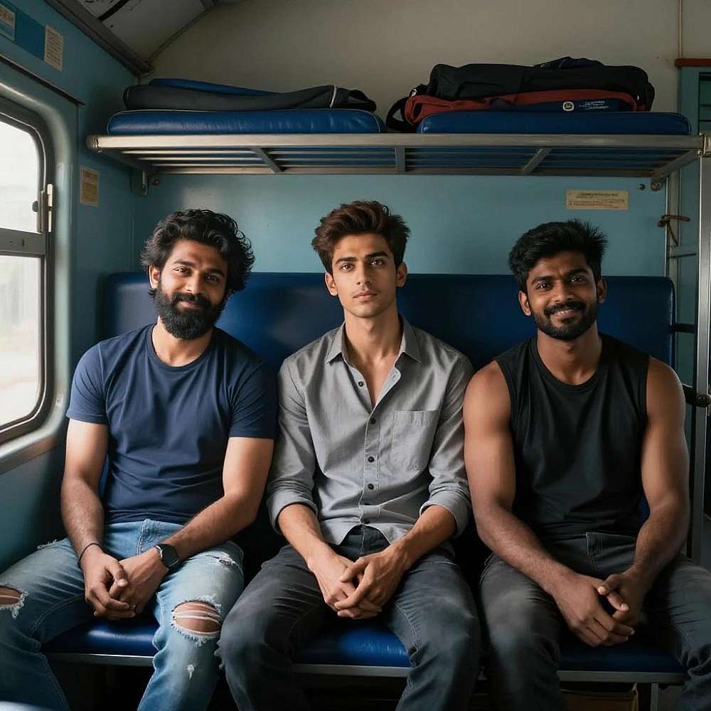 Mangal, Laksh and Kishore.