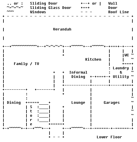 House plan lower level