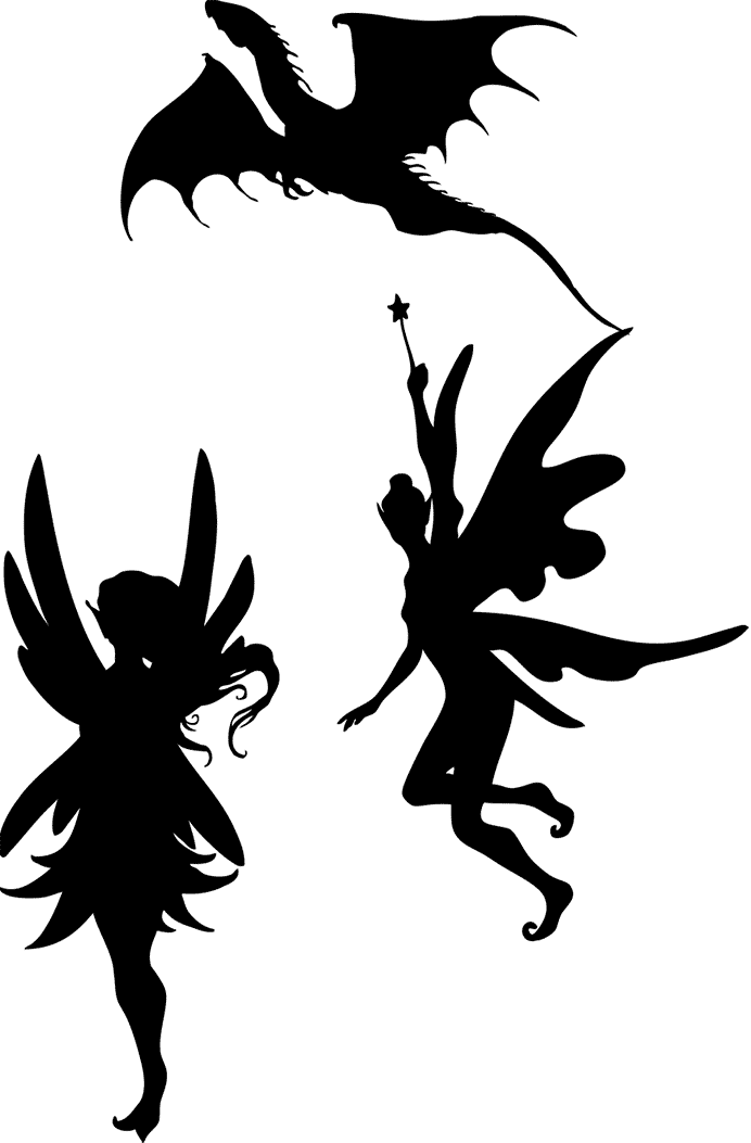 image of fairies and dragons